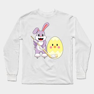 Rabbit Easter Easter egg Ice hockey Long Sleeve T-Shirt